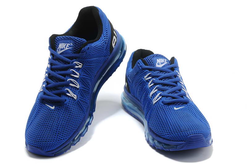 Air Max 2013 Mens Shoes KPU Blue White (2)